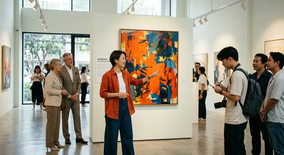 Portrait of Artist Ananda Chok