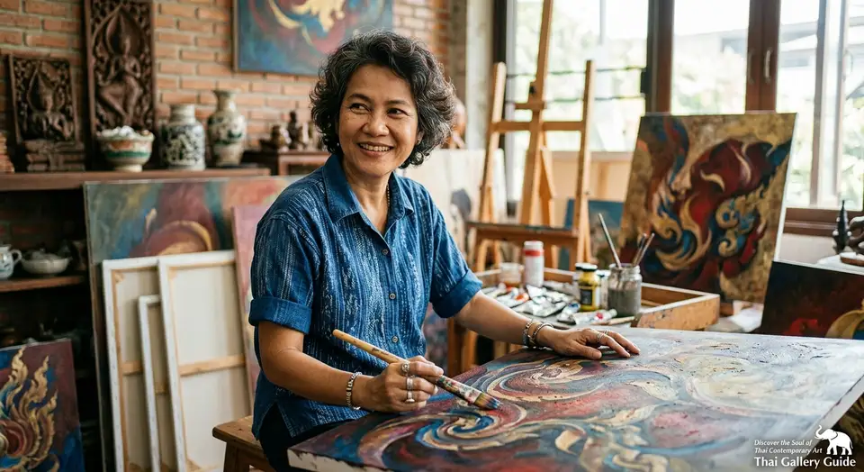Portrait of Artist Bua K.